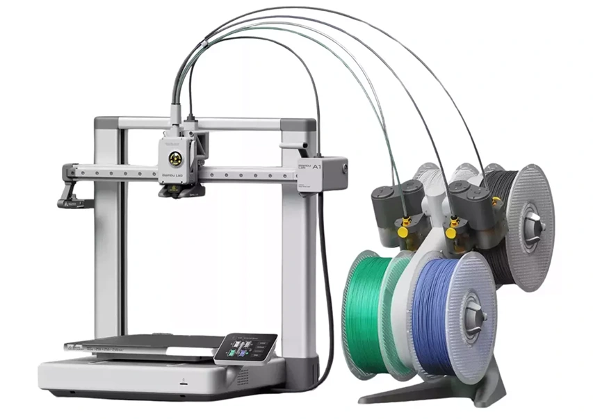 Bambu Lab A1: A Impressora 3D Que Está Revolucionando o Mercado 3 impressora 3d bambu lab a1 com ams de 4 cores
